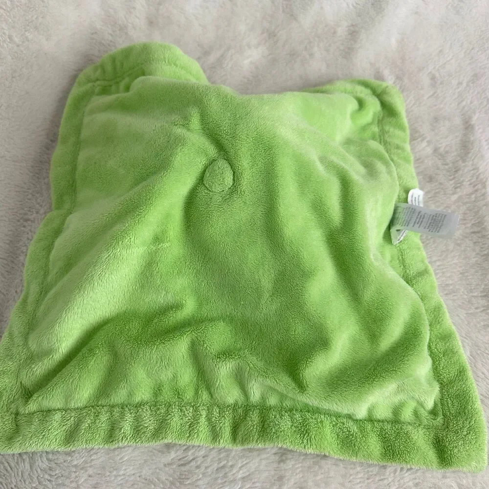 Carters Owl Lovey Grey Blue Green 13” Baby Infant Security Blanket Crib Toy